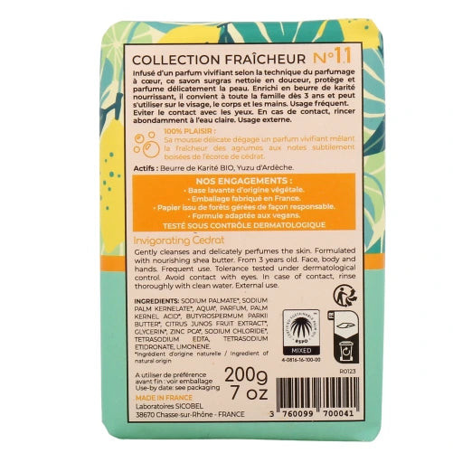 Savon Surgras Vivifiant Cedrat 200 GR