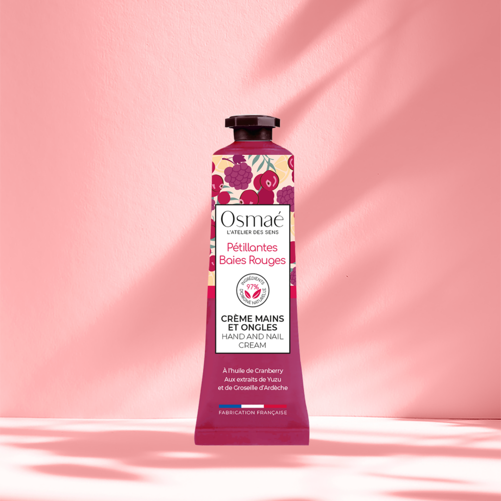 Crème Mains et Ongles Pétillantes Baies Rouges 30 ML
